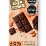 Chocolate semiamargo al 40% con almendras