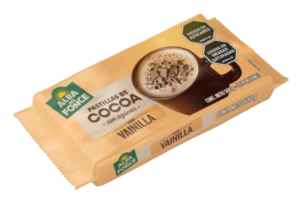 Pastillas de cocoa sabor vainilla
