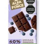 Chocolate semiamargo al 40% con arándanos