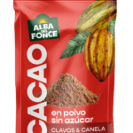 Cacao en polvo sin azúcar clavos y canela