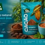 Cacao en polvo endulzado con estevia